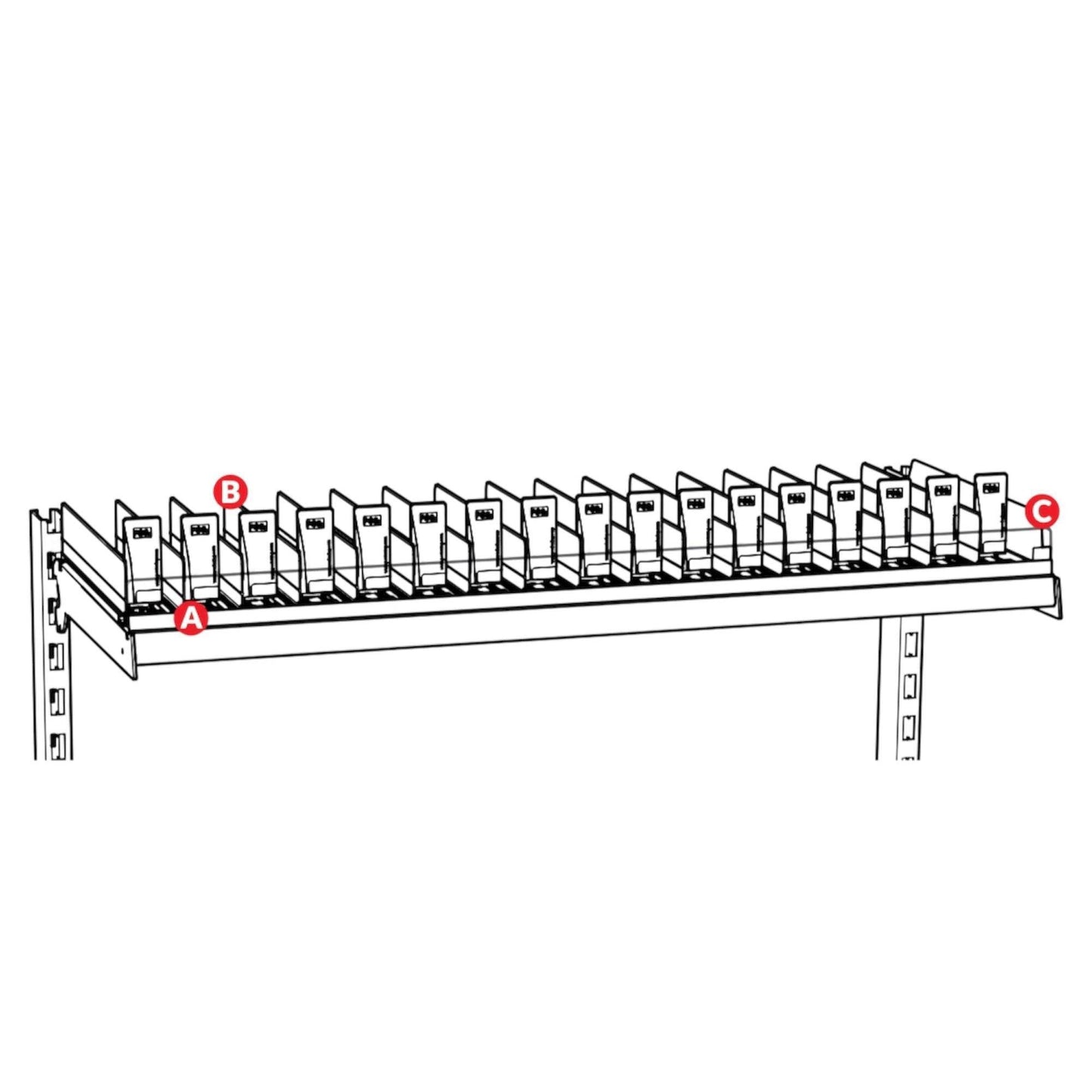 32000772 Postuning C90 per buste caramelle (L980mmx380mm) - Postuningitalia